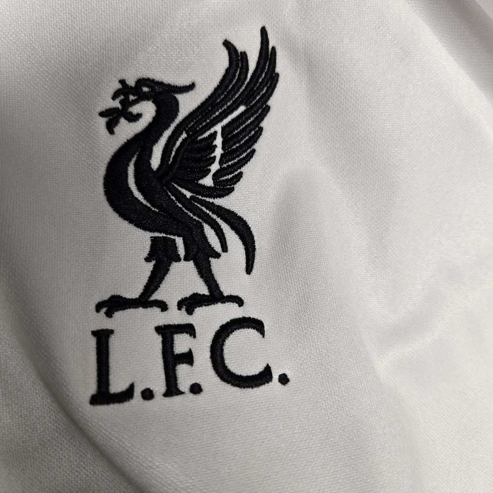 Nike Liverpool FC White/Green Away Soccer Jersey Men's Large - Picture 5 of 7